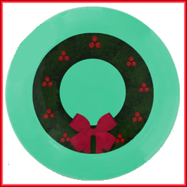 Christmas Wreath Frisbee